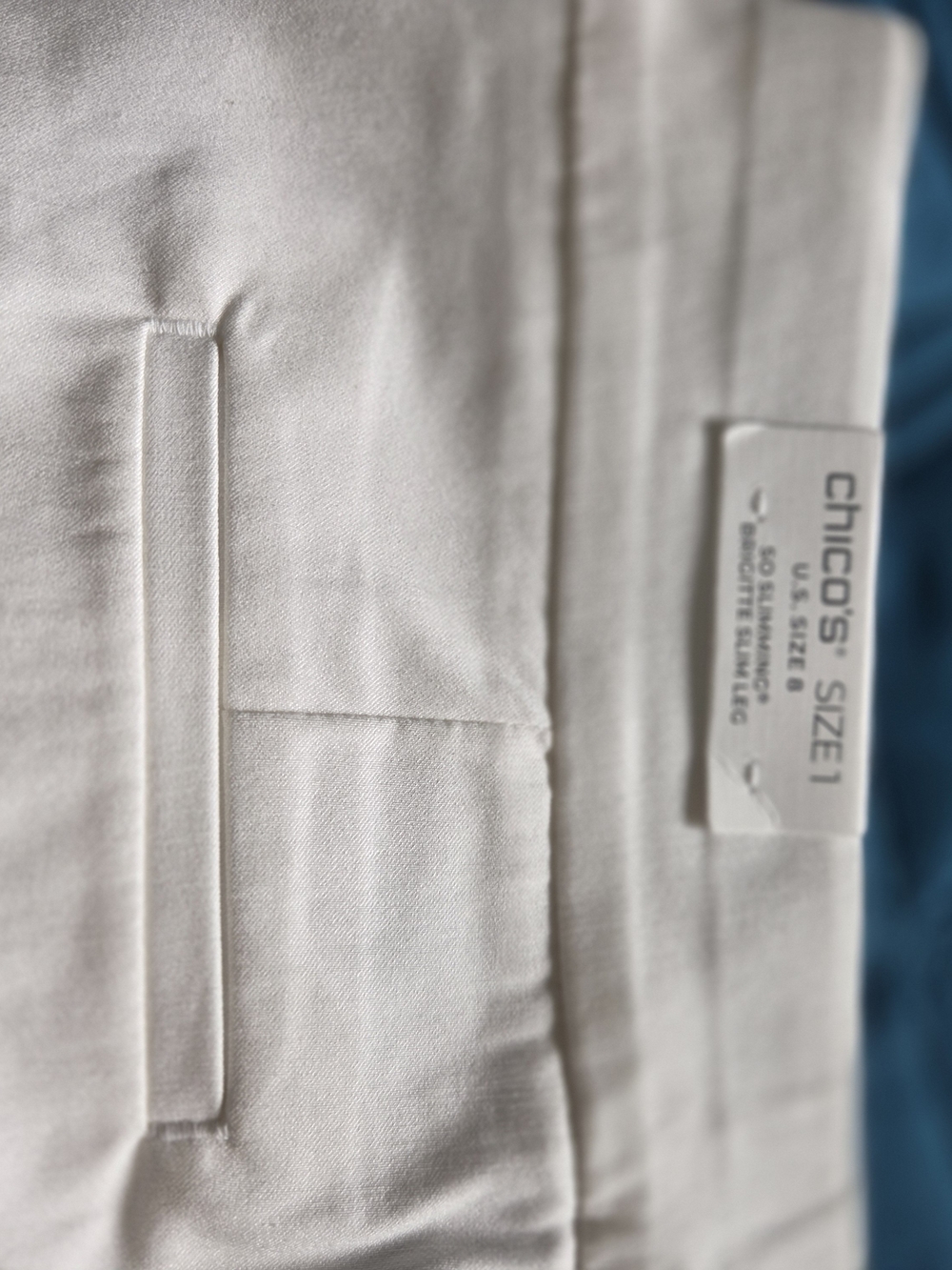 Chico's White Tailored Crop Pants - Size 1 U S 6